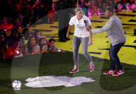 PEOPLE - Nickelodeon Kids' Choice Sports Awards in LA: Die Show