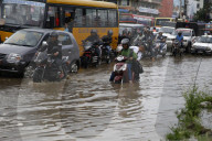 NEWS - Nepal : Hochwasser nach starkem Regen in Kathmandu