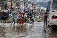 NEWS - Nepal : Hochwasser nach starkem Regen in Kathmandu