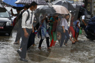 NEWS - Nepal : Hochwasser nach starkem Regen in Kathmandu