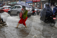 NEWS - Nepal : Hochwasser nach starkem Regen in Kathmandu