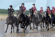 NEWS - Norfolk: Die britische Gardekavallerie trainiert am Strand