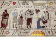 FEATURE - Belfaster Museum stellt Wandteppich mit Szenen aus Game of Thrones im Bayeux Stil aus