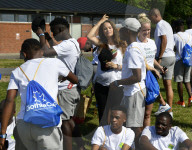EXKLUSIV - Die schwangere Prinzessin Sofia besucht den Fussball Nachwuchs am Gothia Cup in Göteborg