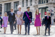 PEOPLE - Die belgischen Royals am Nationalfeiertag in Brüssel
