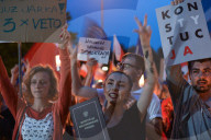 NEWS - Polen: Heftige Proteste gegen Justizreform