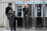 PEOPLE - Steven Spielberg dreht mit Bob Odenkirk in New York