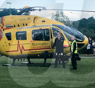 PEOPLE - Prinz William bei der Arbeit als Helipilot bei der 'East Anglian Air Ambulancee'