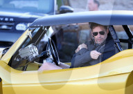 PEOPLE - Sportlich: Hugh Jackman mit seinem Trainer beim morgendlichen Workout