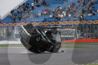 PEOPLE - Brian Johnson kippt in Silverstone an der 'Celebrity Challenge Trophy Race' seinen Austin A35
