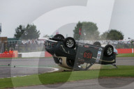 PEOPLE - Brian Johnson kippt in Silverstone an der 'Celebrity Challenge Trophy Race' seinen Austin A35