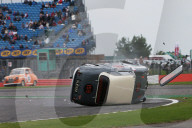 PEOPLE - Brian Johnson kippt in Silverstone an der 'Celebrity Challenge Trophy Race' seinen Austin A35