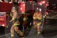 NEWS - Japan: Brand im Tsukiji Fisch Markt in Tokio 
