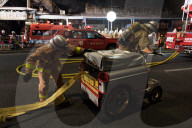 NEWS - Japan: Brand im Tsukiji Fisch Markt in Tokio 