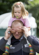 PEOPLE - Mia Tindall hoch zu Ross in Gatcombe Park in Gloucestershire