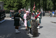 The Queen Inspects The Guard At Balmoral