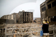 FEATURE - Die verfallene "Kriesgsschiff-Insel" Hashima bei Nagasaki ist eine Touristenattraktionl