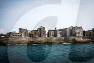 FEATURE - Die verfallene "Kriesgsschiff-Insel" Hashima bei Nagasaki ist eine Touristenattraktionl