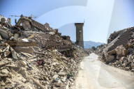 NEWS - Italien: Ein Jahr nach dem Erdbeben - die 'Rote Zone' in Amatrice