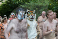 FEATURE - 'Streak for Tigers': Nackte Tiger für den London Zoo