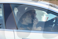 EXKLUSIV - Kahle  Kate Hudson schminkt sich im Auto bevor sie "behutet" aussteigt