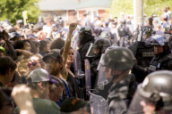 NEWS - Charlottesville: Aufmarsch von Mitgliedern des Ku Klux Klan 