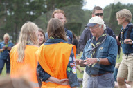 PEOPLE - König Carl Gustaf bei einem Pfadfindertreffen in Kristianstad 