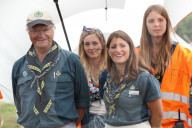 PEOPLE - König Carl Gustaf bei einem Pfadfindertreffen in Kristianstad 
