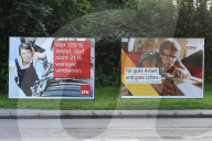 NEWS - Deutschland: Wahlplakate zur Bundestagswahl 2017