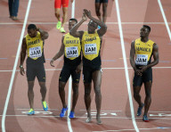 NEWS - London Leichtathletik WM: Usain Bolt verabschiedet sich mit einem "Purzelbaum"