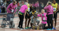 NEWS - London Leichtathletik WM: Usain Bolt verabschiedet sich mit einem "Purzelbaum"