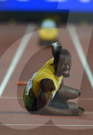 NEWS - London Leichtathletik WM: Usain Bolt verabschiedet sich mit einem "Purzelbaum"