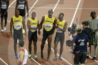 NEWS - London Leichtathletik WM: Usain Bolt verabschiedet sich mit einem "Purzelbaum"