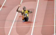 NEWS - London Leichtathletik WM: Usain Bolt verabschiedet sich mit einem "Purzelbaum"
