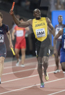 NEWS - London Leichtathletik WM: Usain Bolt verabschiedet sich mit einem "Purzelbaum"