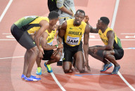 NEWS - London Leichtathletik WM: Usain Bolt verabschiedet sich mit einem "Purzelbaum"