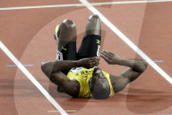 NEWS - London Leichtathletik WM: Usain Bolt verabschiedet sich mit einem "Purzelbaum"