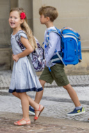 1. Schultag von Prinzessin_Jospehine und Prinz_Vincent