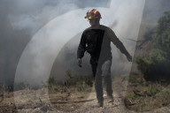 NEWS - Griechenland: LÃ¶scharbeiten bei Waldbrand um Athen