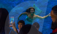 FEATURE - Meerjungfrauen Show im Aquarium von Sao Paulo