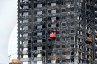 NEWS - London: erste Arbeiten am ausgebrannten Grenfell Tower