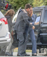 PEOPLE - Gillian Anderson am Set von Akte X in Vancouver