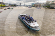 NEWS -  London: 'Anti Brexit Schiff' auf der Themse