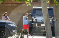 PEOPLE - Justin Bieber trifft sich mit Maria Shriver in Malibu