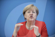 NEWS - Angela Merkel gibt in Berlin eine Pressekonferenz