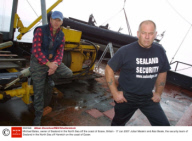 Michael Bates, owner of Sealand in the North Sea off the coast of Essex, Britain - 17 Jan 2007