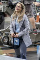 PEOPLE - Melissa Benoist am Set von Supergirl