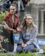 PEOPLE - Melissa Benoist am Set von Supergirl