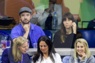 PEOPLE - US Open: Mirka und Promis am Match Roger Federer gegen Feliciano Lopez  