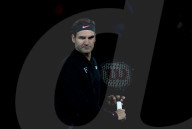 PEOPLE - US Open: Man in black - Roger Federer beim Training